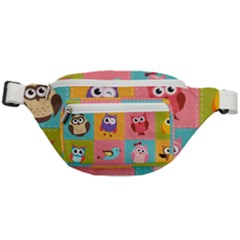 Owls Pattern, Abstract, Art, Desenho Fanny Pack by kyorashop23