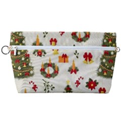 Christmas Pattern, Pattern, Christmas, Trees Handbag Organizer by kyorashop23