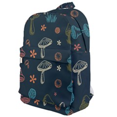 Whimsical Mushrooms Pattern Classic Backpack by Drawde