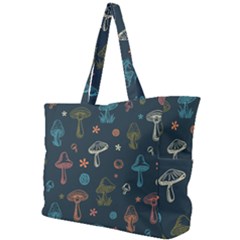 Whimsical Mushrooms Pattern Simple Shoulder Bag by Drawde