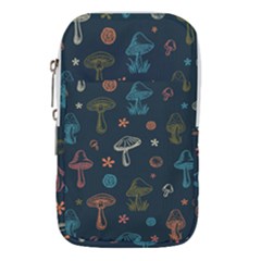 Whimsical Mushrooms Pattern Waist Pouch (large) by Drawde