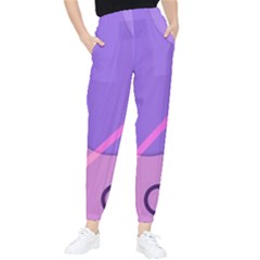 Colorful Labstract Wallpaper Theme Women s Tapered Pants by Apen