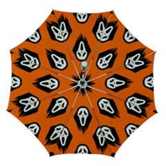 Halloween Party  Automatic Folding Umbrella With Case (medium) by Safari