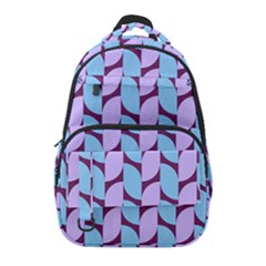 Purple Blue Pattern Carry-on Travel Backpack by ytdream