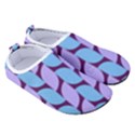 Purple Blue Pattern Women s Sock-Style Water Shoes View3