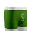 Money Symbol Detail Green Men s Boxer Briefs View3