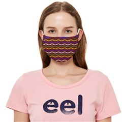 Multicolor Wave Pattern Cloth Face Mask (adult) by ytdream