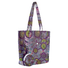 Abstract Molecular Space Art Everyday Shoulder Bag With Pouch Bag by ExtraAwesomeSauce