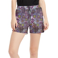 Abstract Molecular Space Art Women s Runner Shorts by ExtraAwesomeSauce