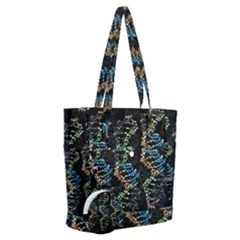 Multicolored Dna Strand Art Everyday Shoulder Bag With Pouch Bag by ExtraAwesomeSauce