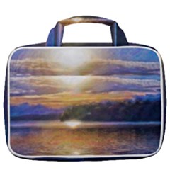 Serene Sunset Over Water Travel Toiletry Bag With Hanging Hook by ExtraAwesomeSauce