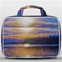 Serene Sunset Over Water Travel Toiletry Bag With Hanging Hook View1