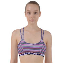 Chevron Pattern Line Them Up Sports Bra by ytdream