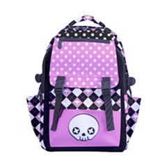 Cute Skulls Carry-on Double Buckle Travel Backpack by flowerland