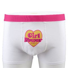 Girl Power, Just In Front Of You Funny Print Design Men s Boxer Briefs by dflcprintsclothing