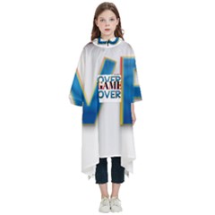 Game Over Text Design  Kids  Hooded Rain Ponchos by 7223056