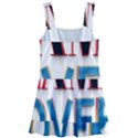 Game Over Text Design  Kids  Layered Skirt Swimsuit View2