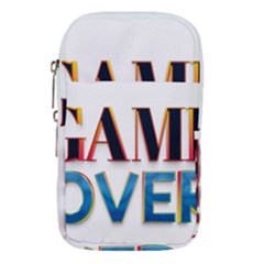 Game Over Text Design  Waist Pouch (small) by 7223056