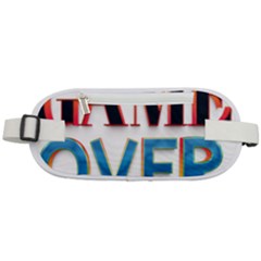 Game Over Text Design  Rounded Waist Pouch by 7223056