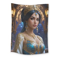 Arabian Princess Medium Tapestry by AIDreaming