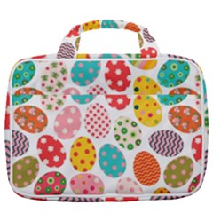 Easter Eggs Pattern, Easter Travel Toiletry Bag With Hanging Hook by kyorashop23