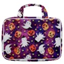 Fun Halloween Ghosts, Adoxali, Fun, Halloween Travel Toiletry Bag With Hanging Hook View2