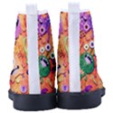 Halloween Monsters Women s High-Top Canvas Sneakers View4