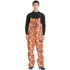 Cute Pumpkin Men s Front Zip Ski And Snowboard Bib Pants by ConteMonfrey