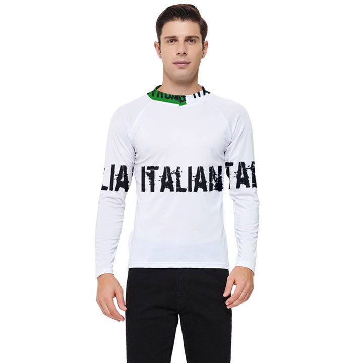 Strong Italian Energy Men s Long Sleeve Rash Guard