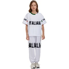 Strong Italian Energy Kids  T-shirt And Pants Sports Set by ConteMonfrey