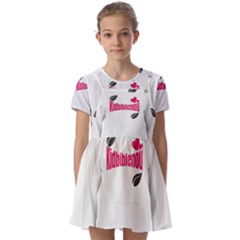 Téléchargement (1) Kids  Short Sleeve Pinafore Style Dress by Kidbiblenou