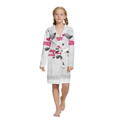 Téléchargement (1) Kids  Long Sleeve Velvet Lounge Robe by Kidbiblenou