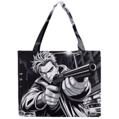 Criminal Ready For Action Mini Tote Bag by AIDreaming