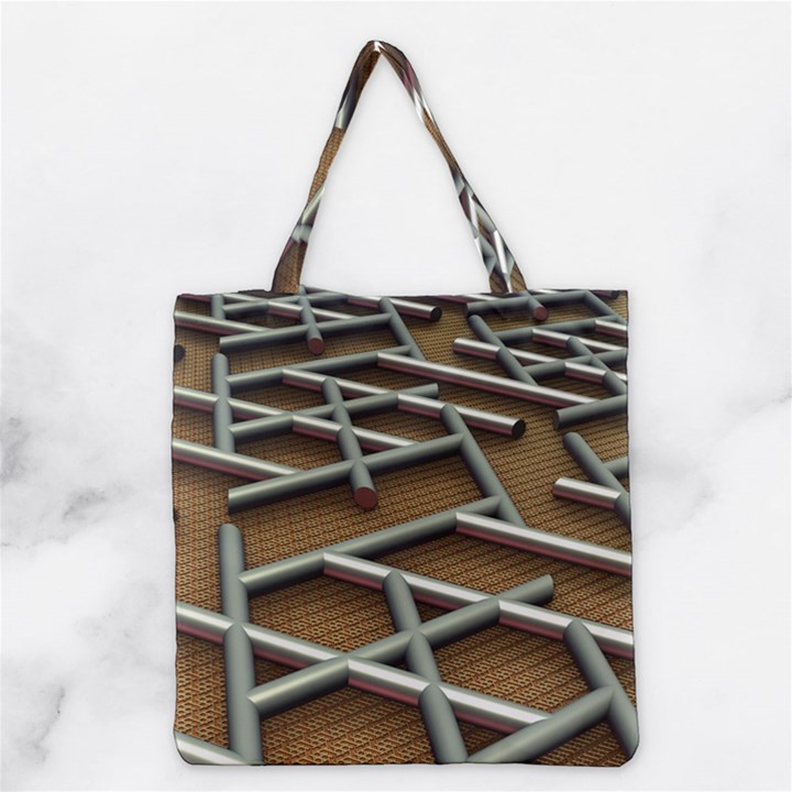 Expression Of Structure Grocery Tote Bag