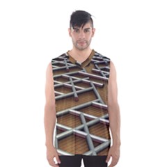 0118 F Expression Of Structure Large Men s Basketball Tank Top by geonetique