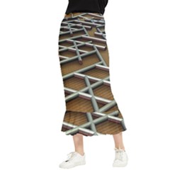 Expression Of Structure Maxi Fishtail Chiffon Skirt by geonetique