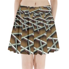 Expression Of Structure Pleated Mini Skirt by geonetique