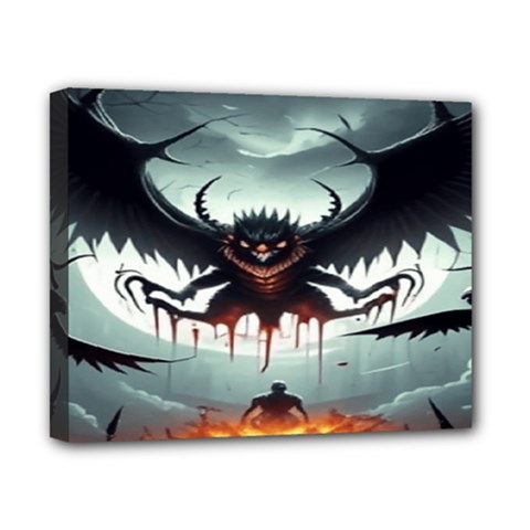 Halloween Goodie Canvas 10  X 8  (stretched) by favoritechios