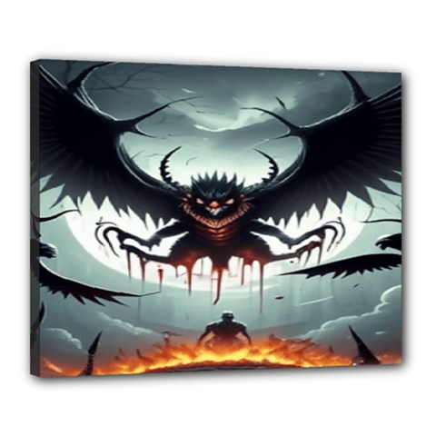 Halloween Goodie Canvas 20  X 16  (stretched) by favoritechios