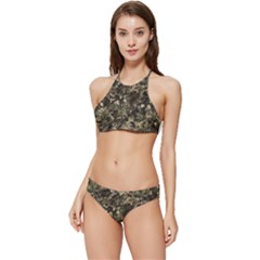 Camouflage Army Survival Uniform Banded Triangle Bikini Set by Posterlux