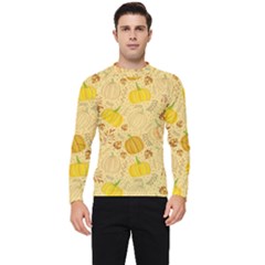 Pumpkins Autumn Fall Harvest Men s Long Sleeve Rash Guard by Apenda