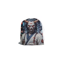 Demon Samurai Drawstring Pouch (xs) by AwesomeSauce