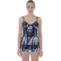 Demon Samurai Tie Front Two Piece Tankini View1