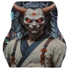 Demon Samurai Car Seat Velour Cushion  by AwesomeSauce