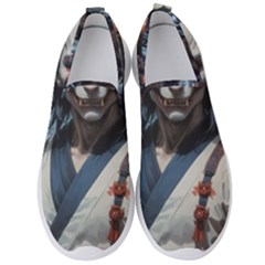 Demon Samurai Men s Slip On Sneakers by AwesomeSauce