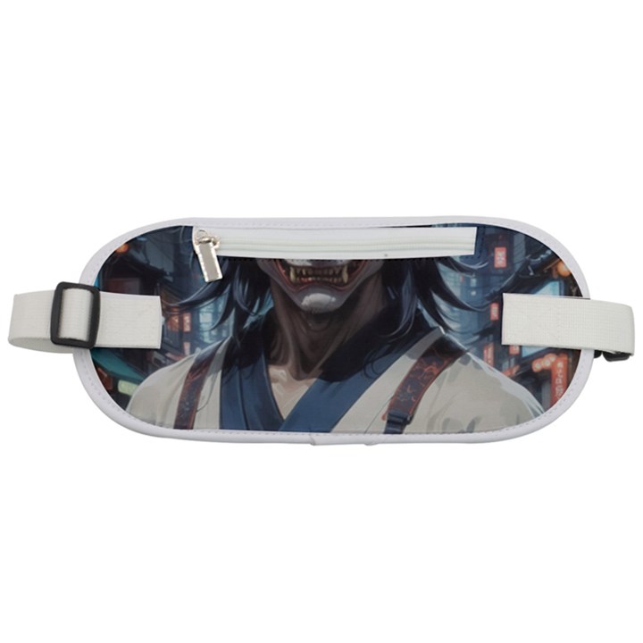 Demon Samurai Rounded Waist Pouch