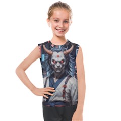 Demon Samurai Kids  Mesh Tank Top by AwesomeSauce