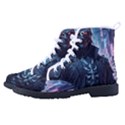 Cyberpunk Demon Samurai Men s High-Top Canvas Sneakers View2