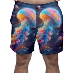 Cosmic Jellyfish Artwork Men s Shorts by ExtraAwesomeSauce