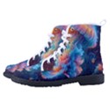 Cosmic Jellyfish Artwork Kid s High-Top Canvas Sneakers View2